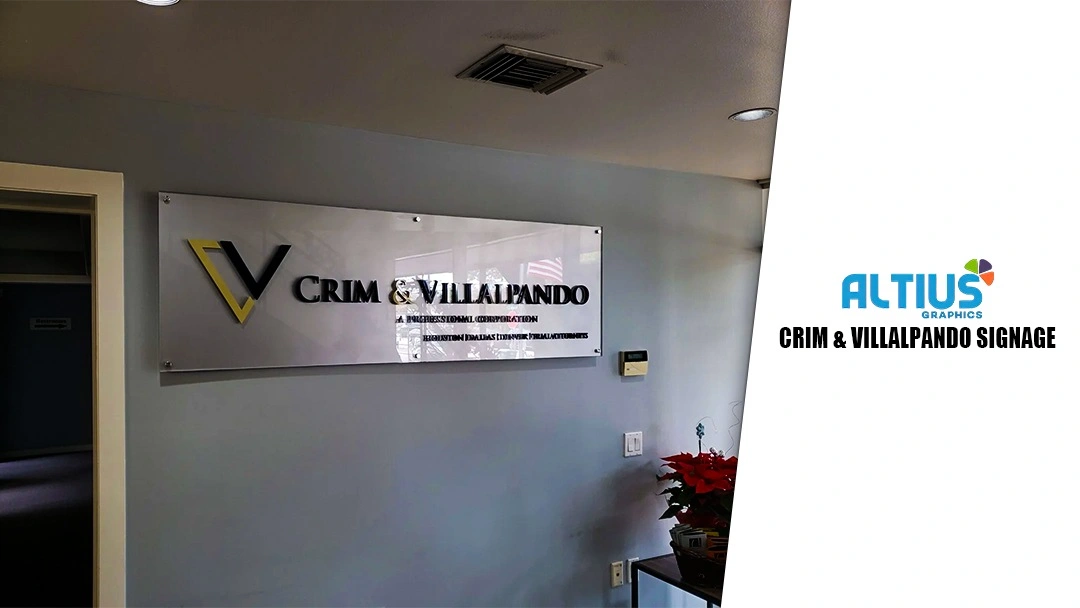 Crim & Villalpando Signage