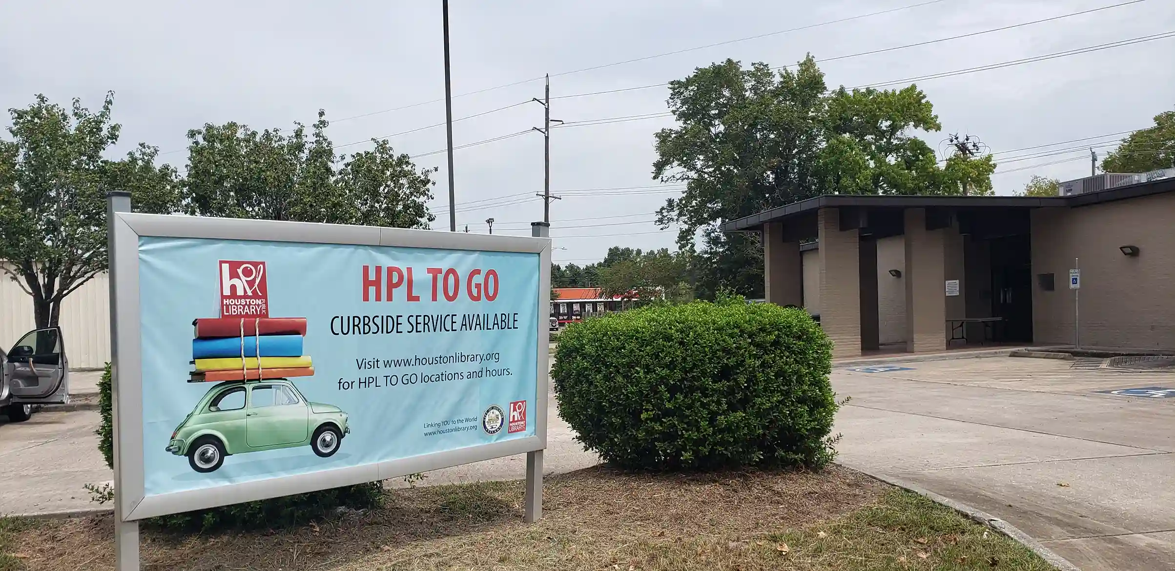 Houston Public Library Large Format Vinyl Print