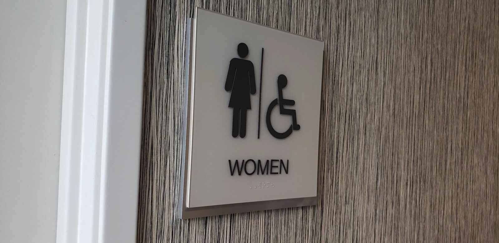 Women Restroom ADA Signs