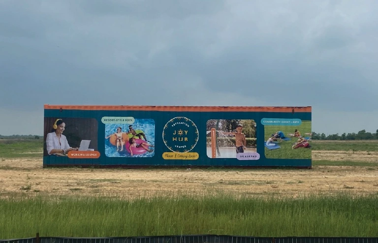 Custom shipping container wrap