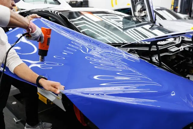 vehicle wrap installation
