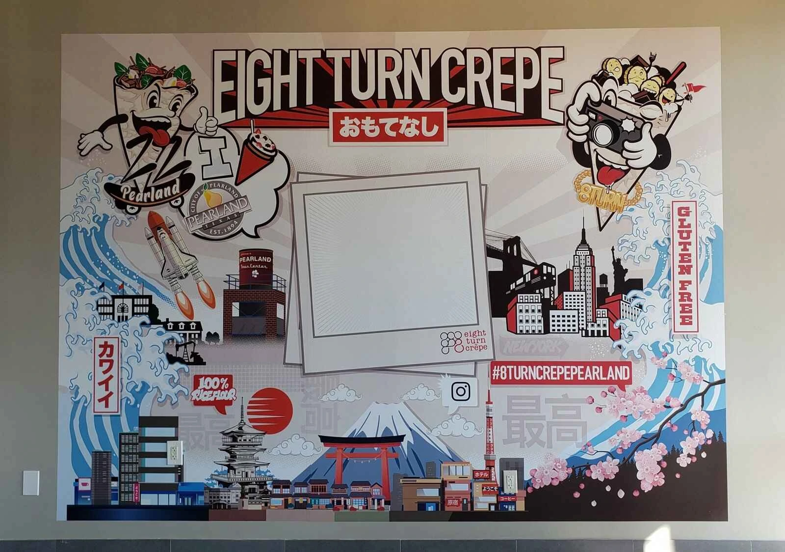 Wall Graphics - Eight Turn Crepe