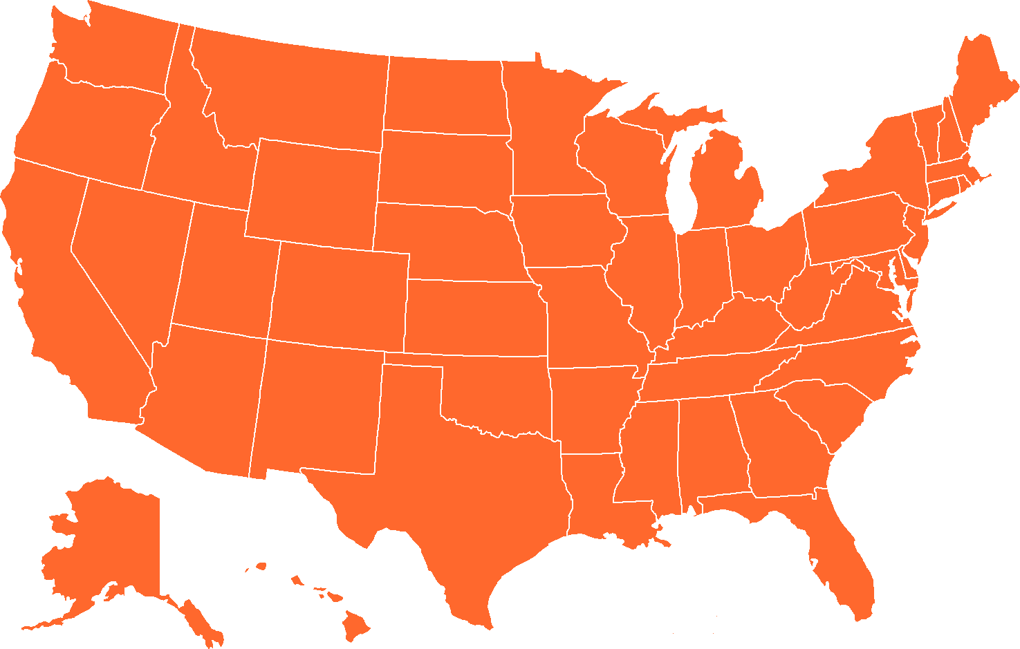 About Us 2 USA Map