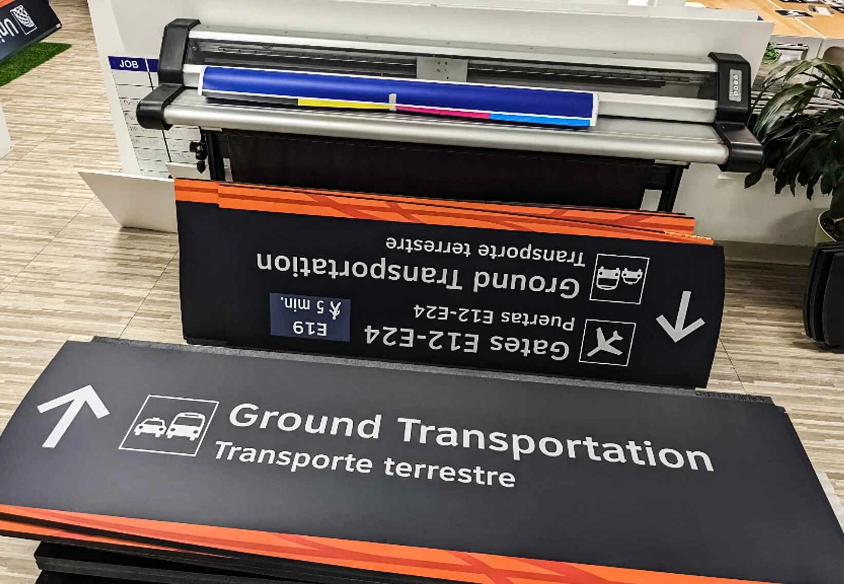 Airport and City Infrastructure Signage